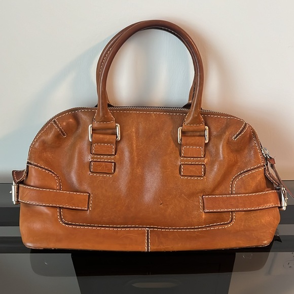 MICHAEL Michael Kors Cognac Vintage Satchel - Picture 2 of 13